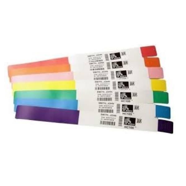 Zebra Z-Band Direct Soft Infant Wristband Bianco (WRISTBAND NYLON 1X7.9375IN DT - LAM 66218RM 6/R 263/BOX PLAIN)Zebra10031289K
