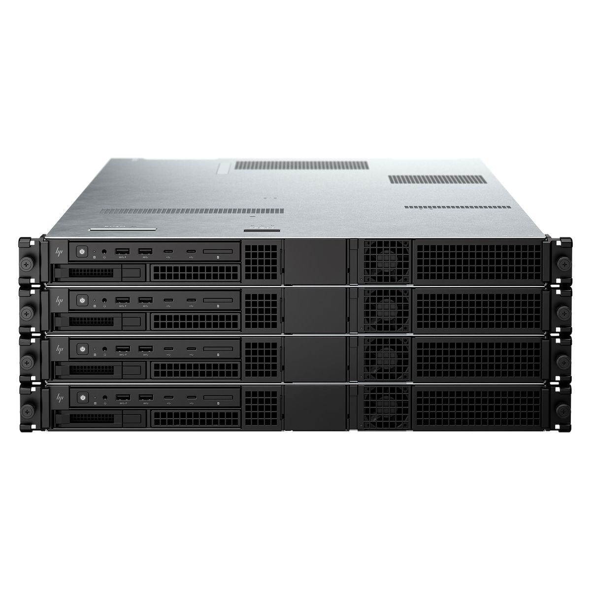HP Z4 Rack G5 Wolf Pro Security Edition Intel Xeon w3 w3-2425 64 GB DDR5-SDRAM 2 TB SSD NVIDIA RTX A1000 Windows 11 Pro Telaio montato a rack Stazione di lavoro AI Workstation Nero, Argento (HP Workstation Z4 G5 - AI Workstation - montabile in rack 1...