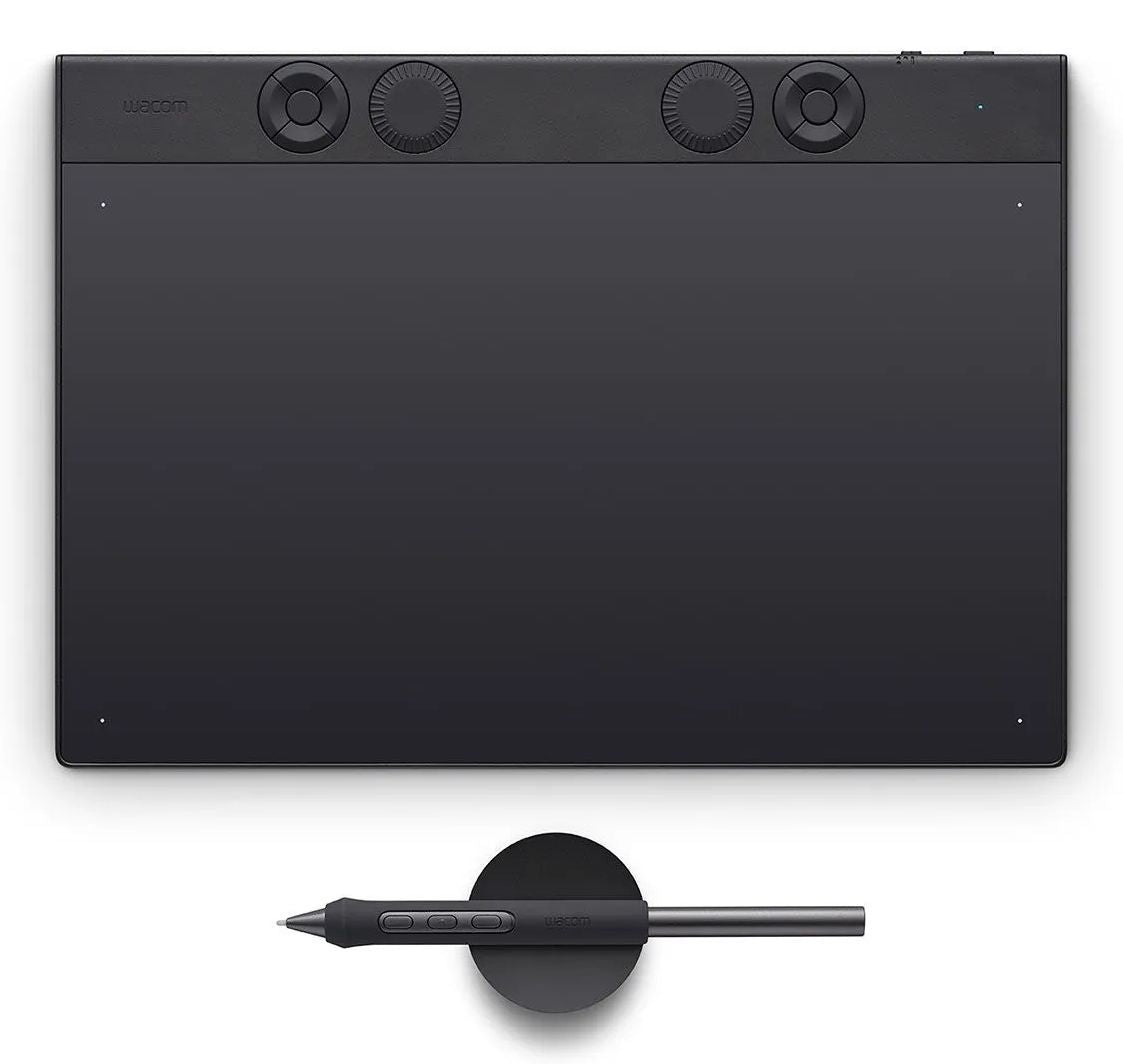 Wacom Intuos Pro Medium 2025 tavoletta grafica Nero 263 x 148 mm USB/Bluetooth (Wacom Intuos Pro pen tablet medium PTK670K0B)Wacom4949268623629PTK670K0B