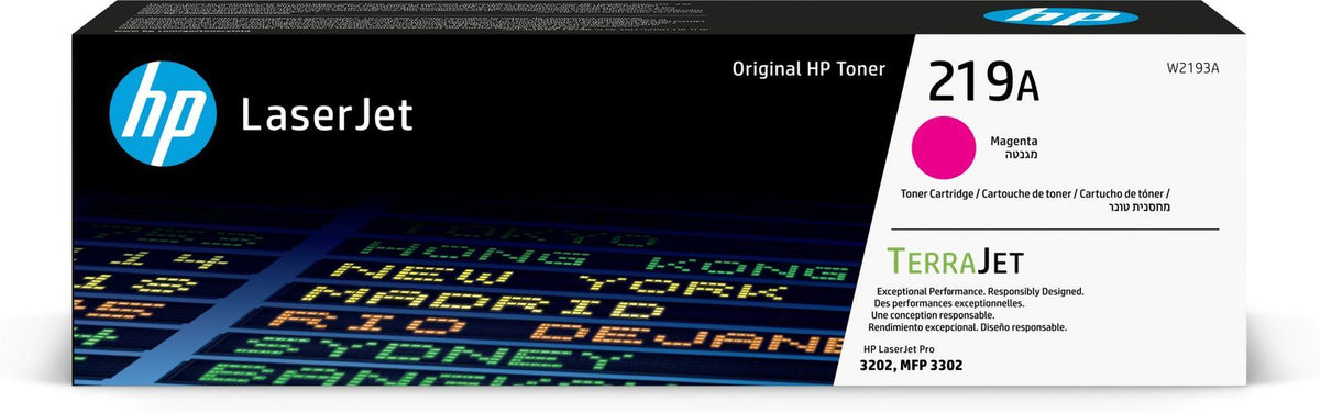 HP Cartuccia toner originale LaserJet 219A magenta (HP 219A MAGENTA - ORIGINAL LASERJET TONER CARTRIDG)HpW2193A