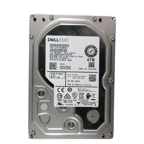 DELL 400-BRCS disco rigido interno 4 TB 7200 Giri/min 3.5 Serial ATA III (Dell - Kit Cliente - HDD - 4 TB - 512n - interno - 3.5 - SATA 6Gb/s - 7200 rpm)Dell400-BRCS