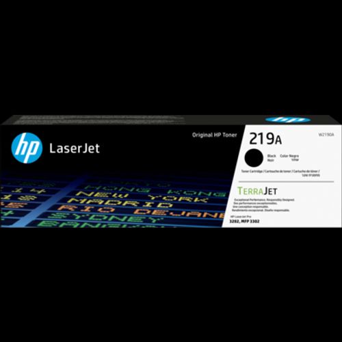 HP Cartuccia toner originale LaserJet 219A nero (HP 219A BLACK TONER CARTRIDGE 1300 PAGES YIELD)HpW2190A