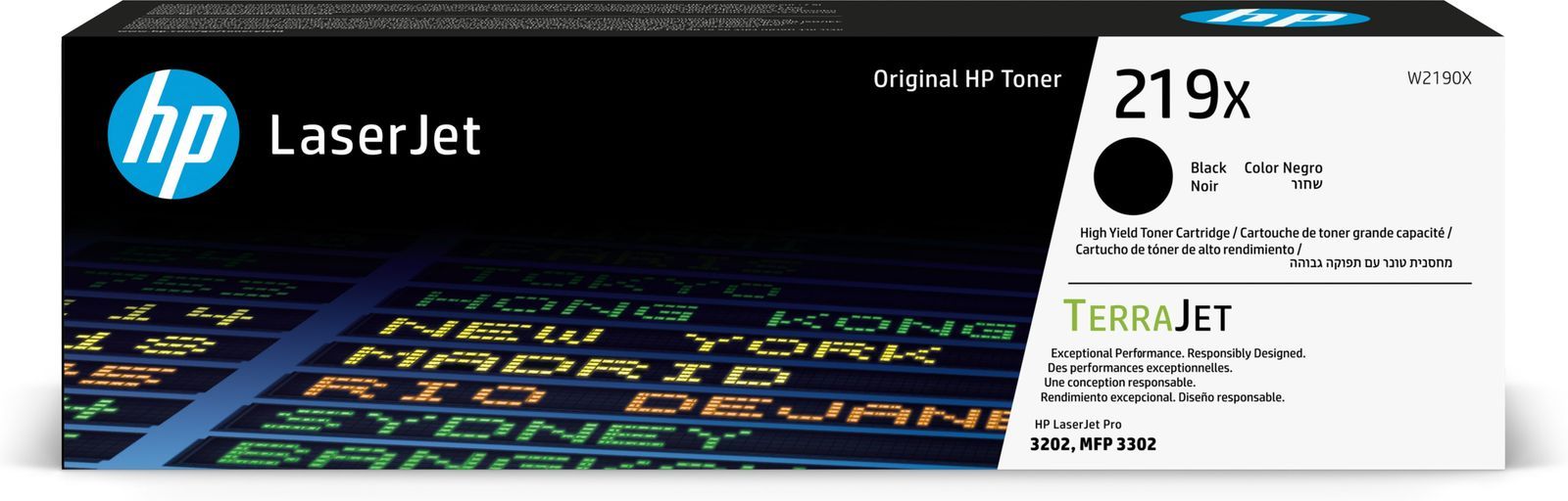 HP Cartuccia toner originale ad alta capacità LaserJet 219X nero (Toner HP 219X / W2190X Black)HpW2190X