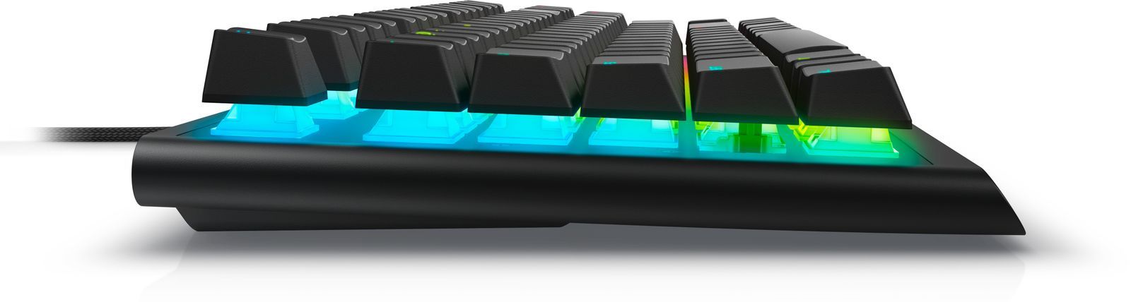 Alienware AW420K tastiera Gaming USB Nero (Alienware AW420K - Keyboard - tenkeyless - backlit - USB - key switch: CHERRY MX Red - Dark Side of the Moon - retail - box) - Versione UKDellAW420K-B-WW
