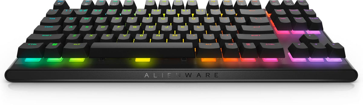 Alienware AW420K tastiera Gaming USB Nero (Alienware AW420K - Keyboard - tenkeyless - backlit - USB - key switch: CHERRY MX Red - Dark Side of the Moon - retail - box) - Versione UKDellAW420K-B-WW