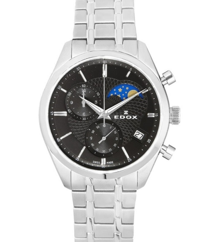 EDOX Mod. LES VAUBERTS Moonphase Chronograph