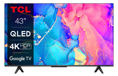 TCL Serie C63 QLED 43" 43C631 audio Onkyo Google TV 2022