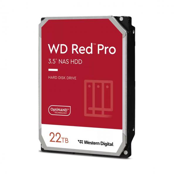 22TB RED PRO 512MB CMR 3.5IN SATA 6GB/S INTELLIPOWERRPM