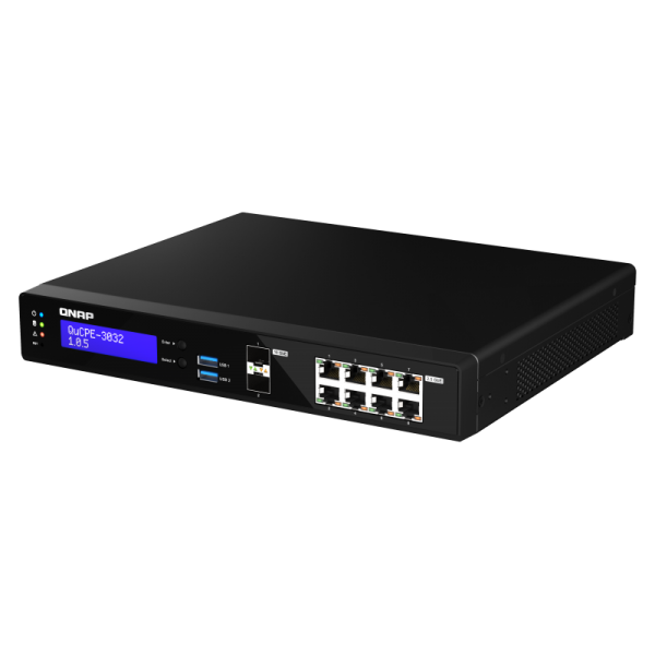 QNAP QuCPE-3032 (QUCPE-3032-C3558R-8G: INTEL - ATOM C3558R 8 X 2.5GBE RJ45 PORT)