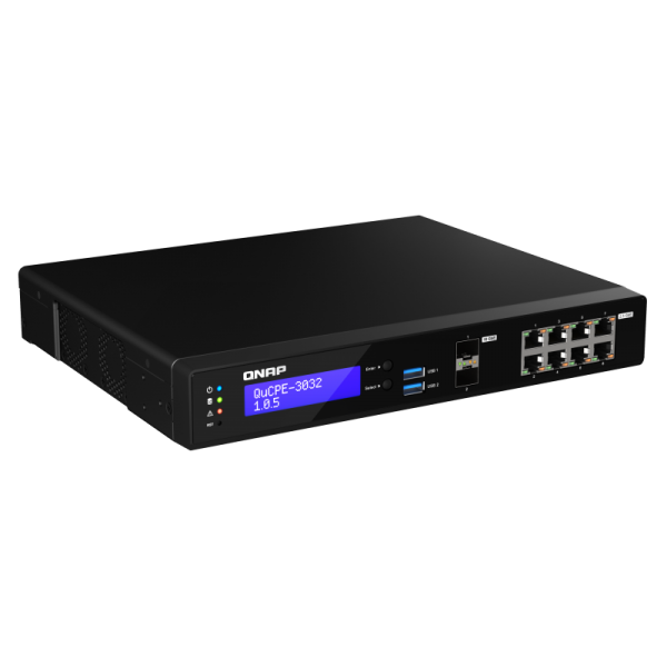 QNAP QuCPE-3032 (QUCPE-3032-C3558R-8G: INTEL - ATOM C3558R 8 X 2.5GBE RJ45 PORT)