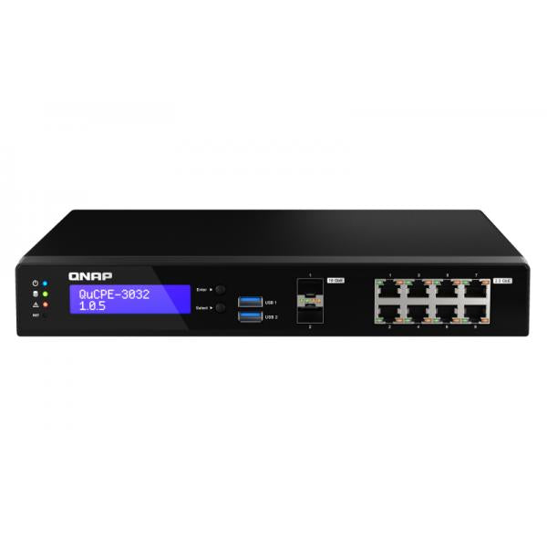 QNAP QuCPE-3032 (QUCPE-3032-C3558R-8G: INTEL - ATOM C3558R 8 X 2.5GBE RJ45 PORT)