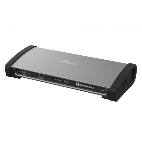 j5create JTD562-FN Docking station 8K Thunderbolt 4 - UK (8K THUNDERBOLT 4 DOCKING - STATION - UK BLACK/SPACE GREY)