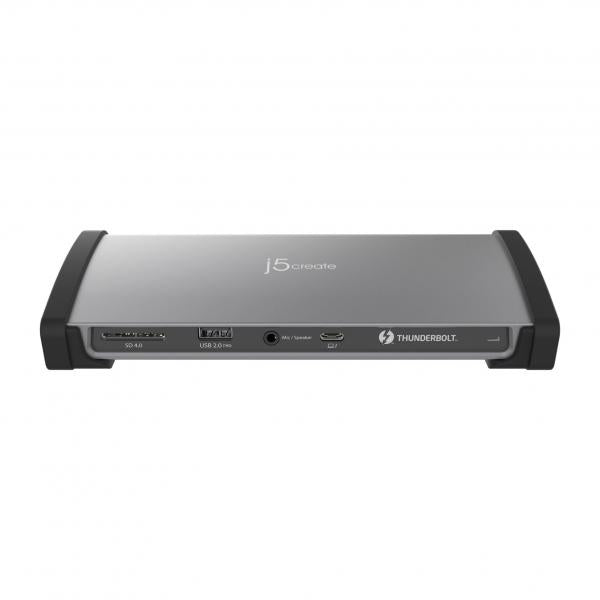j5create JTD562-FN Docking station 8K Thunderbolt 4 - UK (8K THUNDERBOLT 4 DOCKING - STATION - UK BLACK/SPACE GREY)