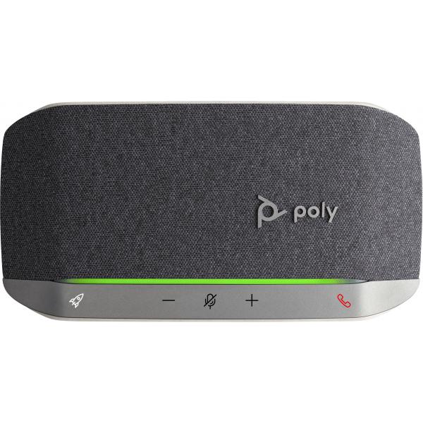 POLY Vivavoce USB-A Sync 20 (Poly Sync 20 - Vivavoce smart - Bluetooth - senza fili, cablato - USB-A - argento - Certificato per i team Microsoft)hp0197029536259772D2AA