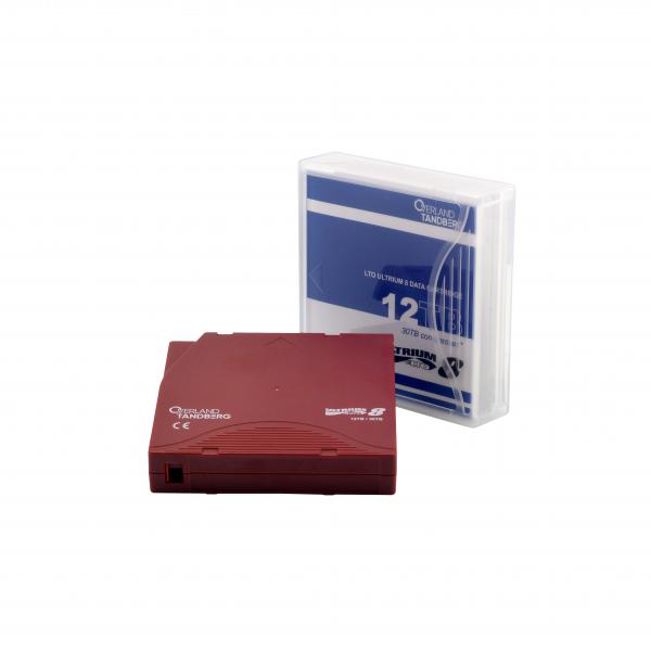 TANDBERG LTO-8 DATA CARTRIDGE. W/ BARCODE LABELS 5PK MOQ