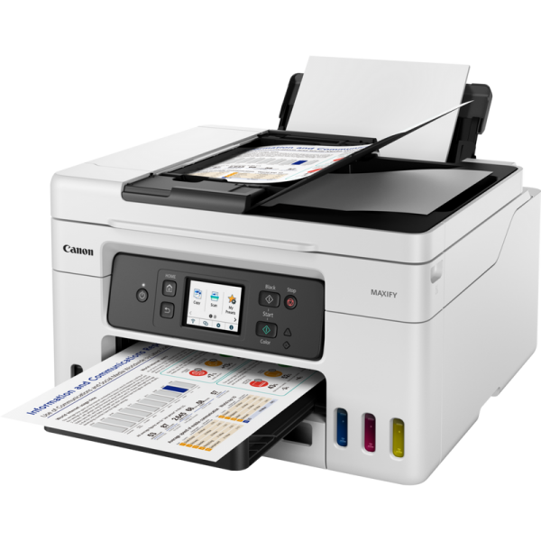 Canon GX4050 Ad inchiostro A4 600 x 1200 DPI Wi-Fi (MAXIFY GX4050 A4 600X1200 WHT - 18IPM WI-FI/ENTH PRNT/SCN/CPY/FX)