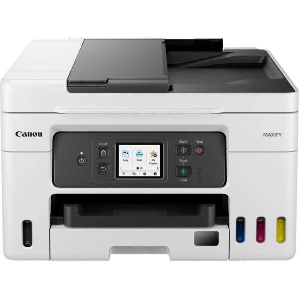 Canon GX4050 Ad inchiostro A4 600 x 1200 DPI Wi-Fi (MAXIFY GX4050 A4 600X1200 WHT - 18IPM WI-FI/ENTH PRNT/SCN/CPY/FX)