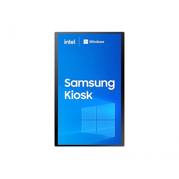 KM24C KIOSK MONITOR 24IN TOUCH W10 LETTORE QR CODE AND CARD