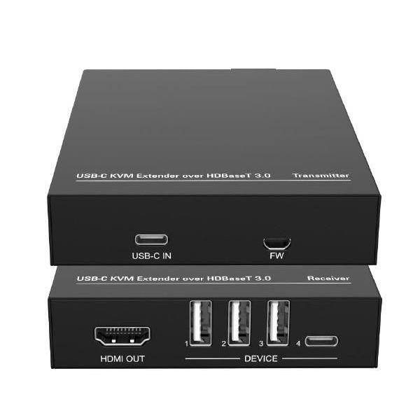 Vivolink VLUSBCEXT150 estensore KVM Trasmettitore e ricevitore (USB-C 4K KVM Extender HUB - . - Warranty: 36M)