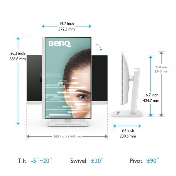 GW2790QT 68.58 CM (27IN) IPS 2560X1440 350CD/M2 16:9 5MS HDMI