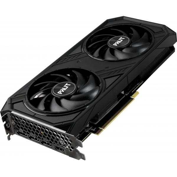 Palit NED4070019K9-1047D scheda video NVIDIA GeForce RTX 4070 12 GB GDDR6X (Palit RTX4070 DUAL PCIe4 12GB DDR6X HDMI 3 DP 2475MHz Clock RGB Lighting)