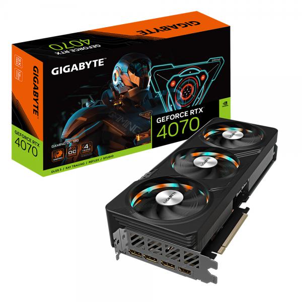 Gigabyte GV-N4070GAMING OC-12GD scheda video Matrox GeForce RTX 4070 12 GB GDDR6X