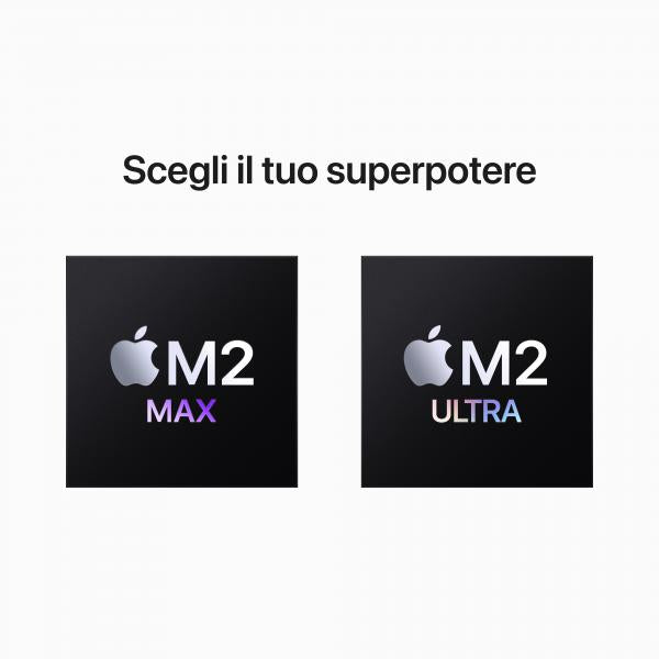 MAC STUDIO: APPLE M2 ULTRA CHIP WITH 24CORE CPU 60CORE GPU 1TB S