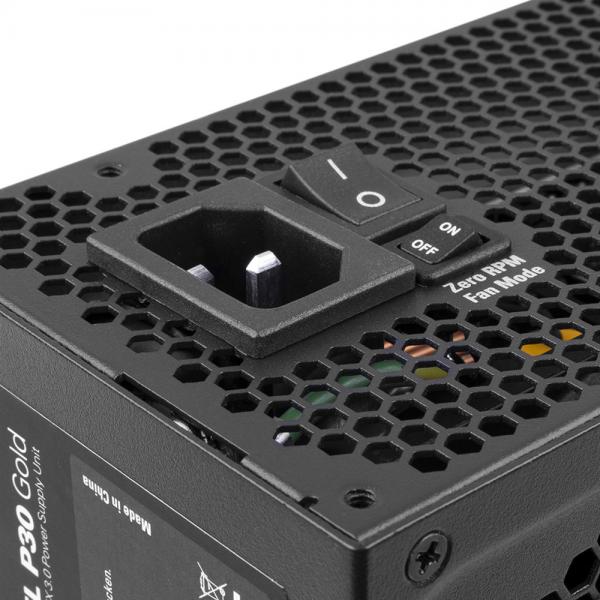 Sharkoon Rebel P30 Gold alimentatore per computer 1300 W 20+4 pin ATX ATX Nero (REBEL P30 GOLD 1300W - ATX 3.0 NETZTEIL)