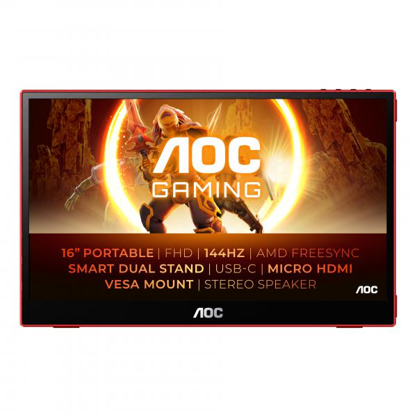 16G3 B2C T3 15.6 IN 16:9 WLED 1920X1080 144HZ 1X MICROHDMI 1.4