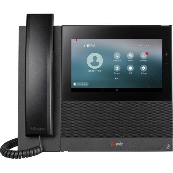 POLY CCX 600 telefono IP Nero LCD Wi-Fi (POLY CCX 600 BMP MS POE-E - )