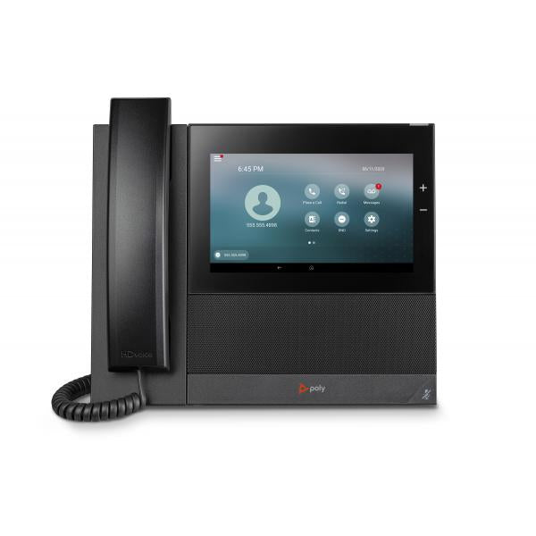 POLY CCX 600 telefono IP Nero 24 linee LCD Wi-Fi (CCX 600 MEDIA PHONE OPENSIP PO - )