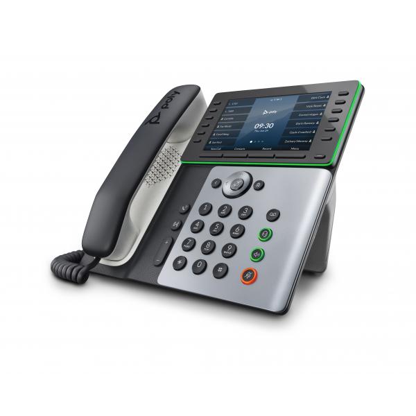 POLY Edge E550 telefono IP Nero 12 linee IPS Wi-Fi (POLY EDGE E550 IP PH POE-E - )