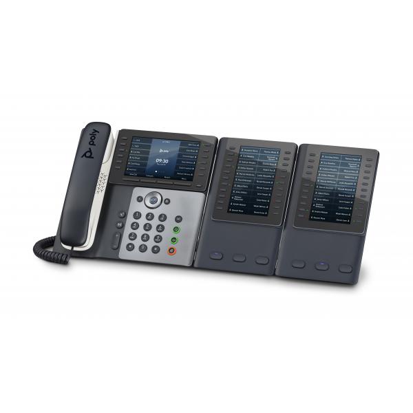 POLY Edge E550 telefono IP Nero 12 linee IPS Wi-Fi (POLY EDGE E550 IP PH POE-E - )