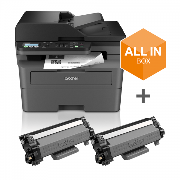 MFC-L2827DWXL 4IN1 LAS 32PPM 128MB USB 1200DPI WLAN BUNDLE PR