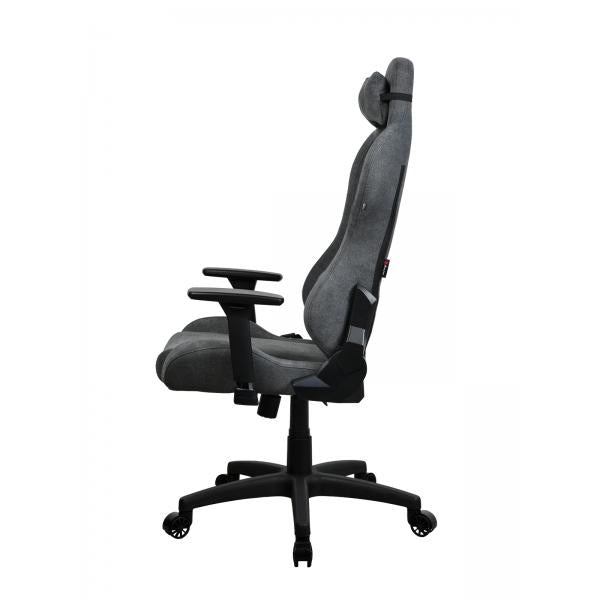 AROZZI TORRETTA SOFTFABRIC - - ASH SOFTFABRIC 3-DIMENSIONAL ARM
