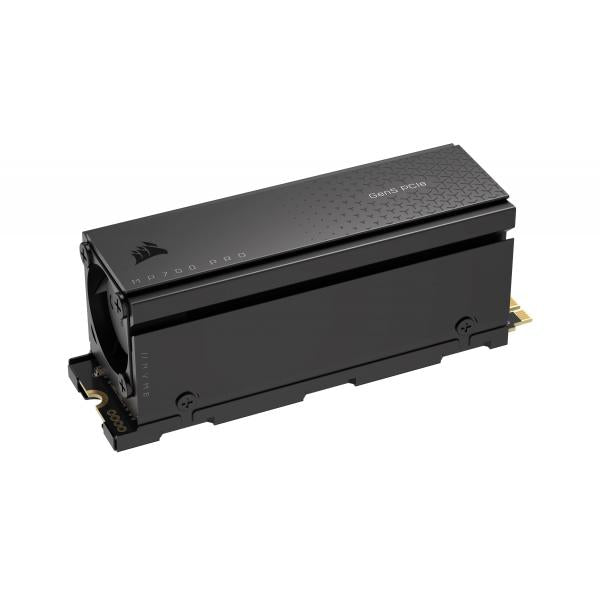 Corsair MP700 PRO M.2 2 TB PCI Express 5.0 3D TLC NAND NVMe (Corsair 2TB MP700 PRO Gen5 M.2 NVMe SSD w/ Air Cooler M.2 2280 PCIe 5.0 R/W 12.4K/11.8K MB/s 1.5M/1.6M IOPS)
