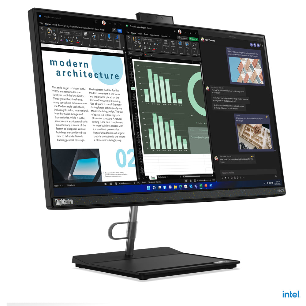 Lenovo All in One Serie Neo 23.8 30a-24 I7-1260P_2.1G_12C - 8GB_DDR4_3200_SODIMM - 512GB_