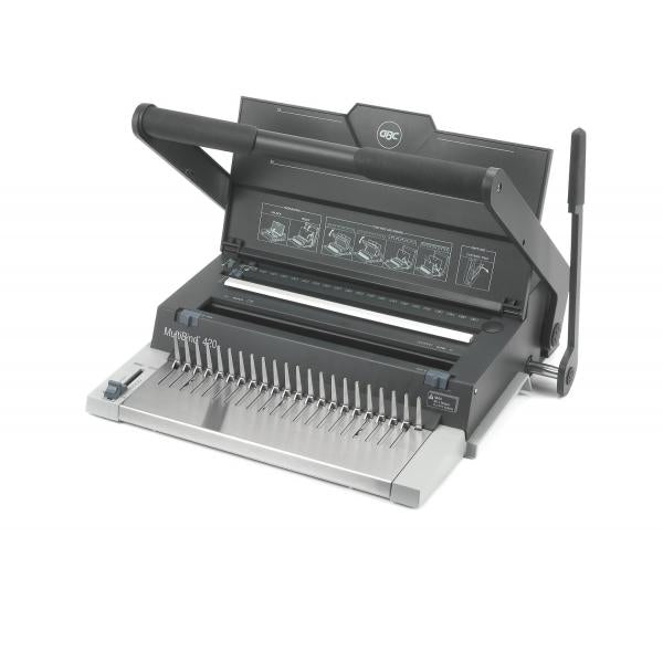 GBC Rilegatrice Multifuzione MultiBind 420 (GBC MultiBind 420 Manual Comb and Wire Binding Machine Dark Grey 4400435 DD)