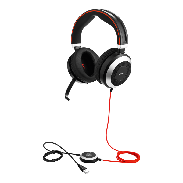 JABRA EVOLVE 80 UC STEREO ACTIVE NOISE-CANCELLING