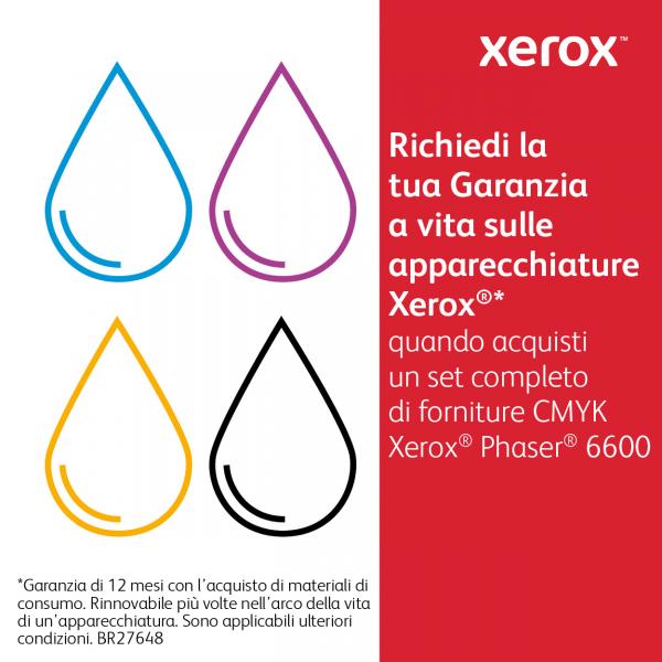 TONER GIALLO 6.000 PAGINE PER PHASER 6600 WC 6605
