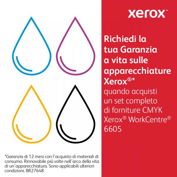 TONER GIALLO 6.000 PAGINE PER PHASER 6600 WC 6605