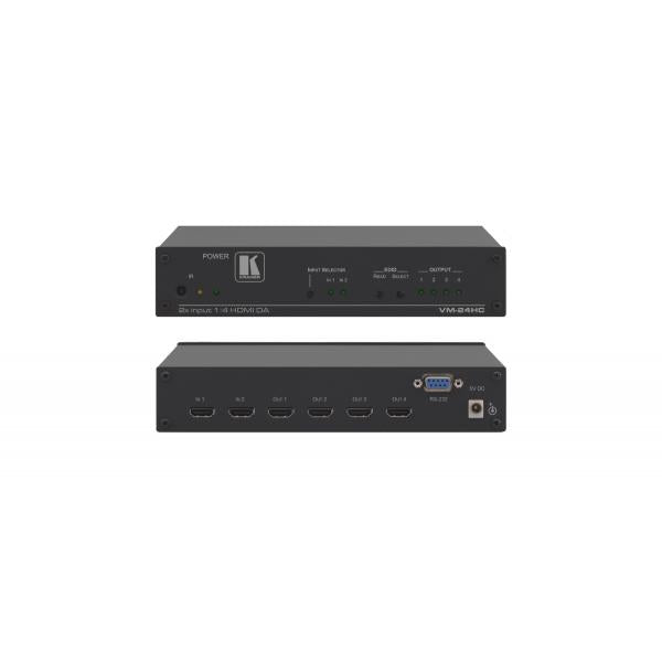 Kramer Electronics VM-24HC conmutador de vdeo HDMI (VM-24HC - 2x1:4 HDMI Switcher & DA)
