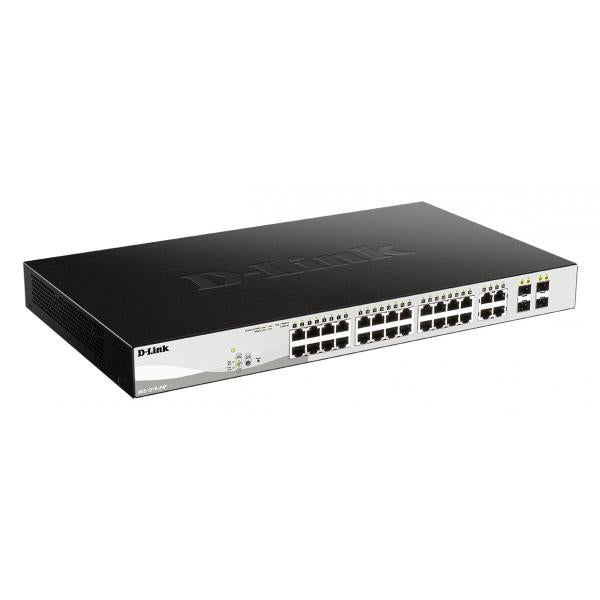 24-PORT GIGABIT POE SMART MANAGED SWITCH WITH 4 SFP