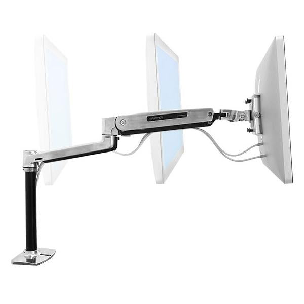 LX HD SIT-STAND DESK MOUNT LCD ARM POLISHED