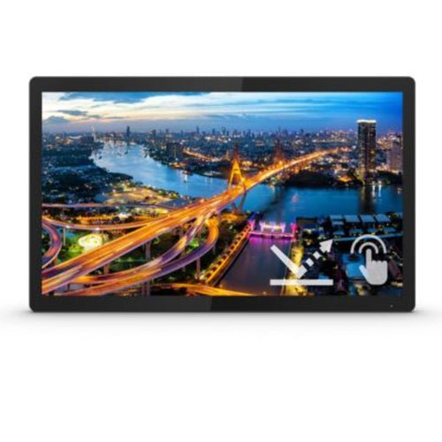PHILIPS MONITOR TOUCH 21,5 LED IPS 16:9 FHD, 4MS 400 CDM, IP65, VGA/DVI/HDMI/DP SENZA BAS