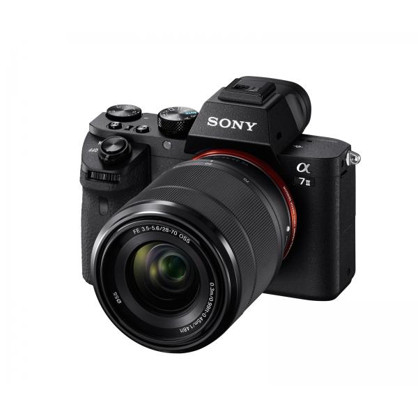 Sony Alpha 7 II, fotocamera mirrorless con obiettivo 28-70mm, attacco E, sensore full-frame, 24.3 MP (Sony Alpha 7 II Full-Frame Mirrorless Camera with Sony 28-70 mm f/3.5-5.6 Zoom Lens [ 24.3 Megapixels 5-axis in-body optical image)