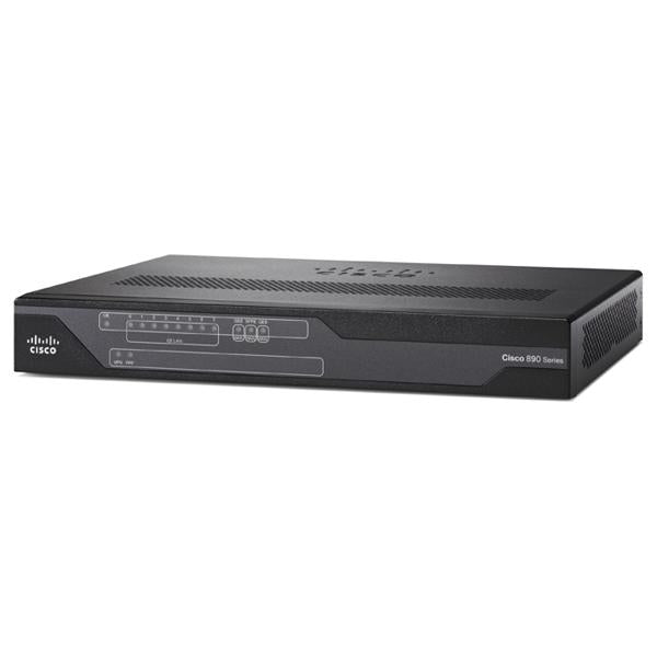 Cisco C897VAB-K9 router cablato Gigabit Ethernet Nero (897 VDSL2/ADSL2+ BONDING - OVER POTS AND 1GE/SFP ROUTER)