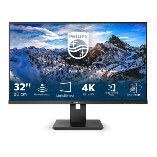 PHILIPS MONITOR 31,5" LED VA 4K 4MS 350 CDM, DP/HDMI, PIVOT, MULTIMEDIALE SCATOLA DANNEGGI