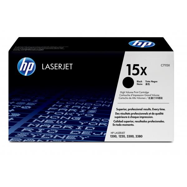 TRI Industries C7115X cartuccia toner 1 pz Compatibile Nero (Cartuccia di stampa ultraprecise ad alta capacit? per stampanti HP LaserJet 1200/3300, nero, 3.500 pagine)hp0725184518461C7115X