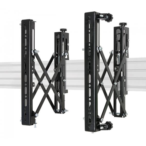 B-Tech BT8390-VESA400MAP (Flat Screen Interface Arms - System X Universal Pop-Out - Interface Arms With Micro-Adjustment - VESA 400, Interface adaptor arms, Black, - Warranty: 60M)